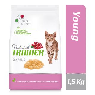 Natural Trainer Cat Young kuřecí 1,5 kg