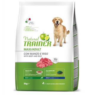 Natural Trainer Maxi Adult Hovězí a rýže 3 kg