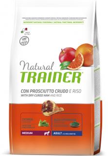 Natural Trainer Medium Adult prosciutto a rýže 12 kg