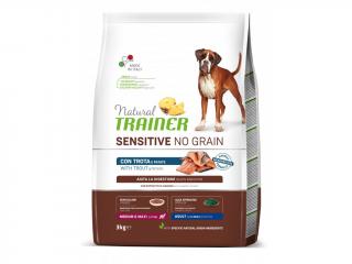 Natural Trainer Sensitive dog NO GRAIN Medium/Maxi pstruh 3 kg