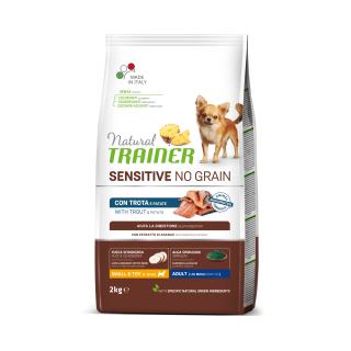 Natural Trainer Sensitive dog NO GRAIN MINI pstruh 2 kg
