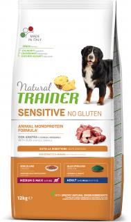 Natural Trainer Sensitive No gluten Adult M/M kachna 12 kg