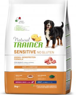 Natural Trainer Sensitive No gluten Adult M/M vepřové 3 kg