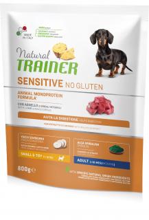 Natural Trainer Sensitive No Gluten Adult Mini jehně a rýže 800 g