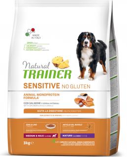 Natural Trainer Sensitive No Gluten Maturity M/M losos 3 kg