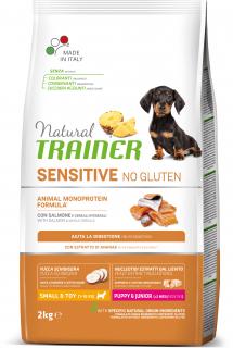 Natural Trainer Sensitive No Gluten Puppy & Junior Mini losos 2 kg