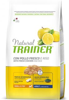 Natural Trainer Small&Toy Adult kuře a rýže  7 kg