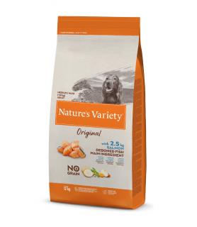 Nature's Variety Original pro střední psy s lososem 12 kg