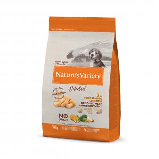 Nature's Variety selected junior s kuřecím 10 kg