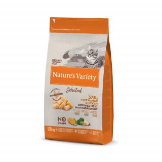 Nature's Variety Selected pro kastrované kočky s kuřecím 1,25 kg