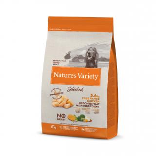 Nature's Variety selected pro střední psy s kuřecím 12 kg