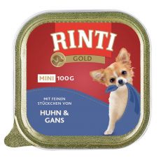 Paštika RINTI GOLD Mini hovězí + perlička 100 g