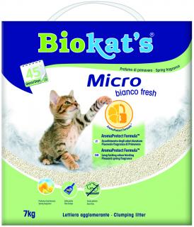 Podestýlka BIOKAT'S MICRO BIANCO FRESH 7 kg