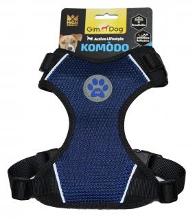 Postroj Gimborn Komodo XL 78-100 cm modrý