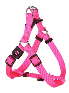 Postroj Gimborn Nylon X 2,0 x 53-77 cm růžový