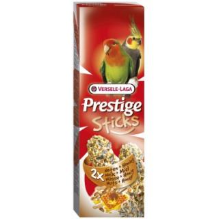 Prestige Sticks tyčinky pro velké papoušky med+ořech 2x 70 g
