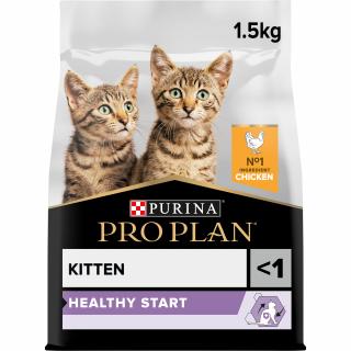 Pro Plan Cat Healthy Start Kitten kuře 1,5kg