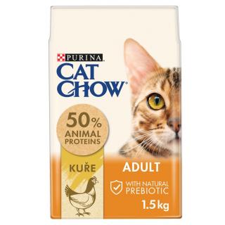 Purina Cat Chow Adult kuře + krůta 1,5 kg