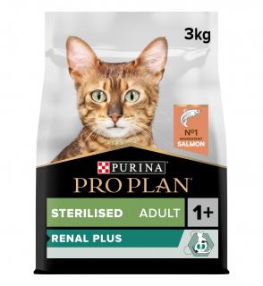Purina Pro Plan Cat Renal Plus Sterilised Salmon 3 kg