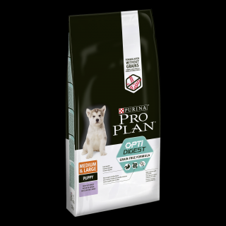 Purina Pro Plan Medium & Large Puppy Optidigest Grain Free krůta 12 kg