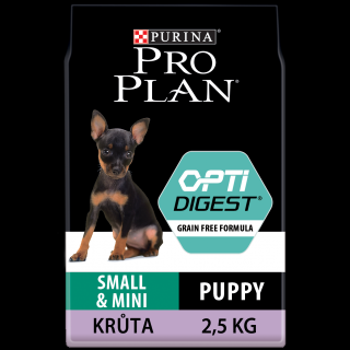 Purina Pro Plan Small&Mini Puppy Optidigest Grain Free krůta 2,5 kg