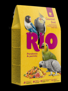 RIO gurmánské krmivo pro střední papoušky a papoušky 250g