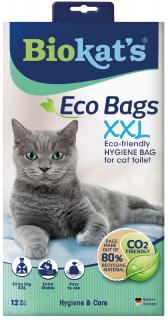 Sáčky do kočičích toalet BIOKATS ECO BAGS XXL 12 ks