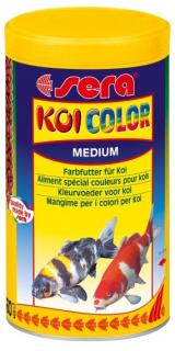 Sera doplňkové krmivo pro Koi – podpora vybarvení ryb Koi Color Medium 1000 ml NATURE