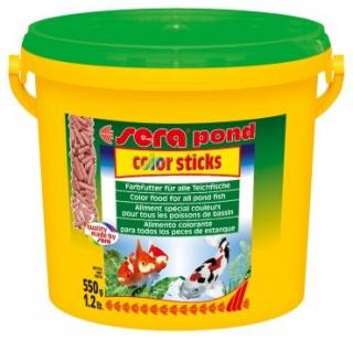 Sera vybarvovací krmivo pro zlaté a studenovodní ryby Pond Color Sticks 3,8 l NATURE