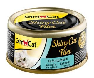 ShinyCat konzerva filet kuře s tuňákem 70g