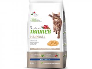 TRAINER Natural Cat HAIRBALL kuřecí 1,5 kg