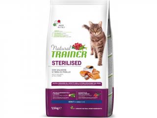 TRAINER Natural Cat STERILISED losos 1,5 kg