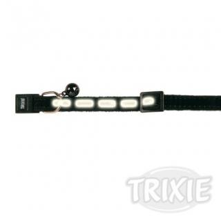 Trixie Obojek pro kočku reflexní, sametový 22-36 cm