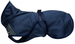 TRIXIE Softshellová bunda ASTON S 40 cm tmavomodrá/šedá