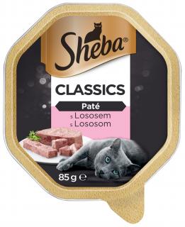 Vanička SHEBA Classics Paté Losos 85 g