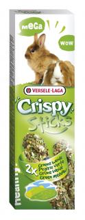 Versele-Laga Crispy Sticks tyčinky zelená louka pro morčata a králíky 2x55 g