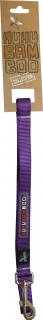 Vodítko Huhubamboo purpurové 2 x 180 cm