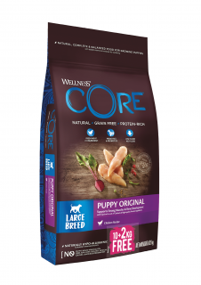 Wellness Core Dog LB Puppy kuře 10 + 2 kg