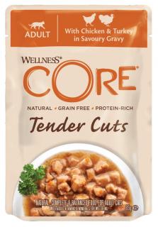 Wellness CORE Tender Cuts with Chicken & Turkey in Savoury Gravy 85 g
