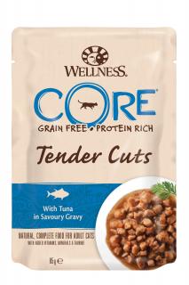 Wellness CORE Tender Cuts with Tuna in Savoury Gravy 85 g