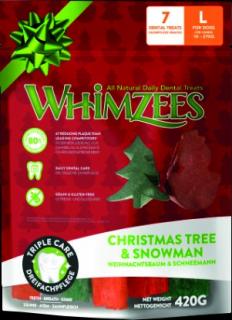 WHIMZEES Dental stix L vánoční edice 6 ks