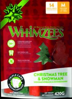 WHIMZEES Dental stix M vánoční edice 12 ks
