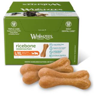WHIMZEES Rýžová kost dentální pamlsek pro psy L/XL (18-27+kg) 23ks