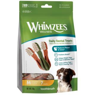 WHIMZEES Zubní kartáček dentální pamlsek pro psy M (12-18kg) 7ks