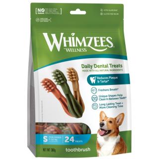 WHIMZEES Zubní kartáček dentální pamlsek pro psy S (7-12kg) 24ks