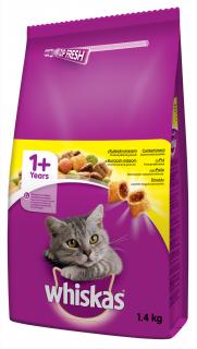 WHISKAS granule s kuřecím masem 1,4 kg