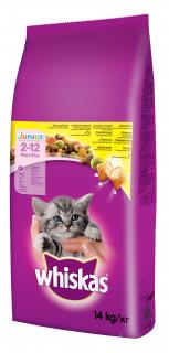 WHISKAS Junior kuřecí 14 kg