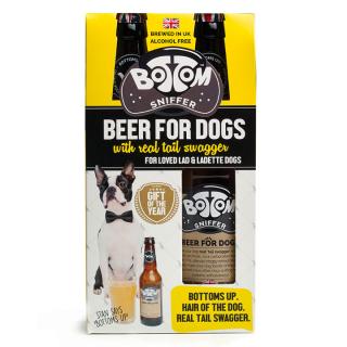 Woof&Brew Dárkový set Pivo pro psy Bottom Sniffer 2 x 330 ml