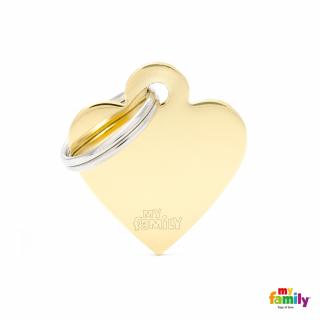 Známka Basic Gold - srdce malé