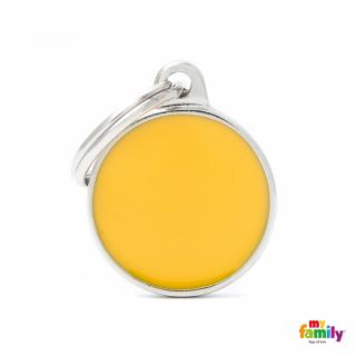 Známka Basic Hand made – kroužek žlutý